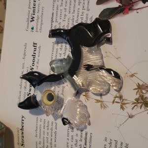 Vintage Lucite Scotty Brooch